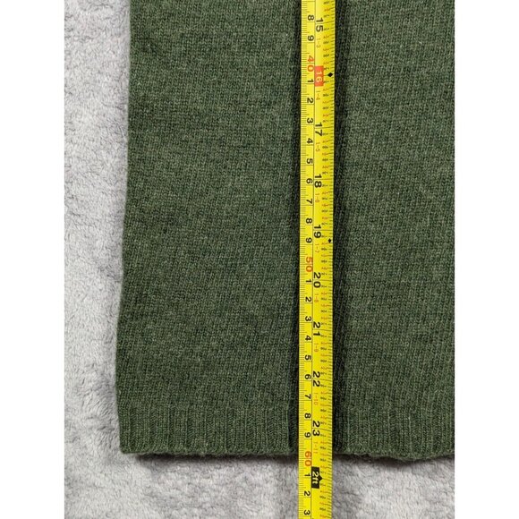 Great Northwest Sweater Mens XL Green Lambswool Business Casual V Neck Pullover - Picture 7 of 9